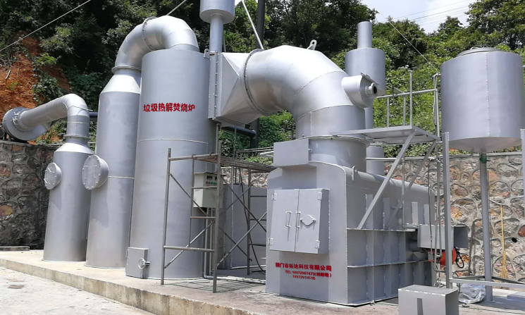 城市垃圾熱解催化系統